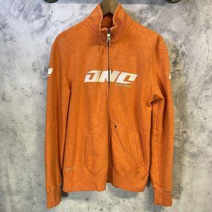 ONE Industries Mens Sweatshirt Full Zip Orange Size Small Racing Embroidered
